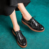Oxford Shoes For Women Genuine Leather Casual Shoes