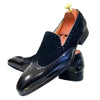 LOAFERS BLACK SHOES  LEATHER FOR MEN