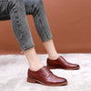 Women's Oxfords Shoes Moccasins Leisure Vintage Leather Shoes Handmade
