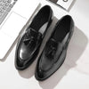 Men's Loafer Shoes Cowhide Leather  Slip-On