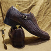 Men's Dress Shoes Suede Patchwork Leather Handmade