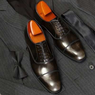 Men's Dress Shoes Formal Shoes Vintage Leather Handmade