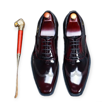 Men's Business Dress Patent Leather Shoes