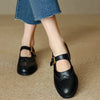 Women's Shoes Leather Vintage Oxford Style