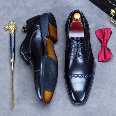 Men's Dress Shoes Office Shoes Vintage Leather Handmade