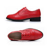 Women's Red Shoes Handmade Genuine Leather