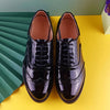 Oxford Flats Shoes Leather Handmade For Women