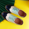 Women's Casual Shoes Mixed Colors Vintage Genuine Leather