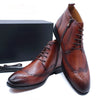 Men's Ankle Boots Casual Shoes British Style Leather Handmade