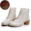 Women Ankle Boots Genuine Leather Handmade
