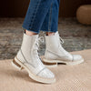 Women's Ankle Boots Cowhide Handmade