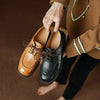 Casual Shoe Loafers Vintage Leather Handmade for Women