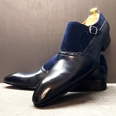 Men's Shoes Genuine Leather Handmade Wedding  Shoe