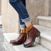 Women Ankle Boots Genuine Leather Handmade