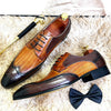 Men's Oxford Shoes Mixed Colors Leather Handmade