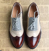 Oxford Shoes Casual Vintage Leather  Handmade For Ladies