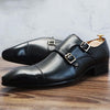 Casual Shoes Loafers Double monk Strap Leather Handmade for Men