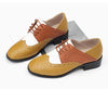 Oxford Shoes Genuine Leather Handmade For Lady College Style