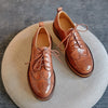 Ladies's Oxfords Shoes Genuine Leather Casual Shoes Handmade
