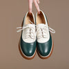 Oxfords Shoes Leather Brogues Wingtips Shoes For Ladies