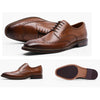 Men Shoes Genuine Leather Oxford Shoes Handmade
