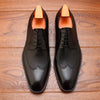 Black Shoes Leather Handmade Classic Style For Men